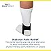 Brace Direct Plantar Fasciitis Day Splint for All-Day Relief - Walking Strap for Fascia Stretching, Arch and Heel Support for Flat Feet, Heel Spurs, and Foot Pain S/M - Fits Ankle Circ 9.5-12.5