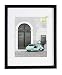 Kiera Grace PH44049-5 Contempo Picture Frame Matted for 8 By 10" Photo, 11"x14" matted for 8"x10", Black