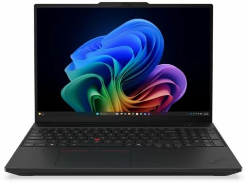 Image of Lenovo ThinkPad T16 Gen 5 21WT0066US 16 inch Copilot+ PC Notebook - WUXGA - 60 Hz - Intel Core Ultra 7 Series 3 355-16 GB - 512 GB SSD - English Keyboard - Black - Intel Chip - 1920 x 1200 - Windows 11