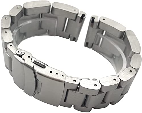 Bracelet de montre en acier inoxydable 22mm 24mm 26mm bracelet montre métal épaissi universel