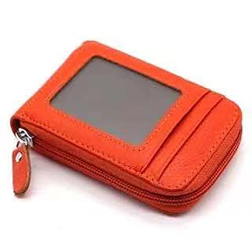 Kartenhalter Herren Multi-Card-Position Multifunktionskartenhalter Einfacher Karteninhaber-Kredit-Führerscheinkarteninhaber Orange Cover