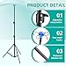 Lefeke IV Pole Portable for Traveling, Adjustable IV Stand with Hooks, Medical IV Drip Infusion Bag Holder, IV Fluids Floor Stand (Black)