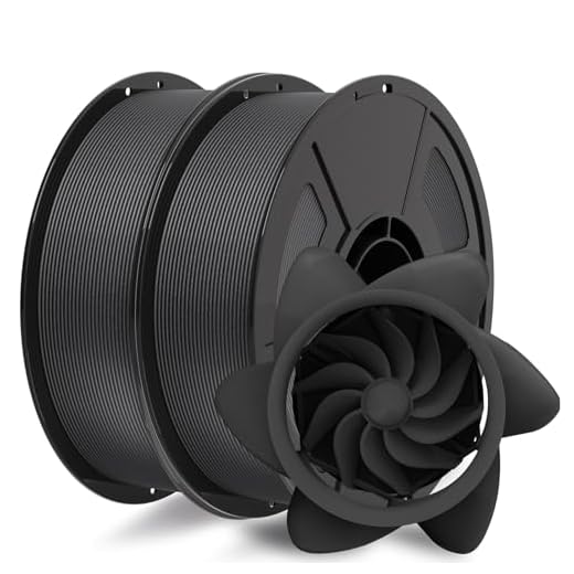 IEMAI PA6 Carbon Fiber Nylon Filament 1.75mm Bundle 2KG, Matte Black PA6-CF 3D Printer Filament with Superior Strength & Rigidity, Abrasion & High-Temperature Resistant