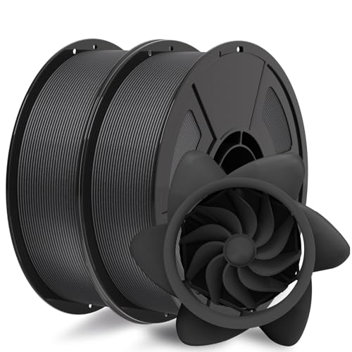 Image of IEMAI PA6 Carbon Fiber Nylon Filament 1.75mm Bundle 2KG, Matte Black PA6-CF 3D Printer Filament with Superior Strength & Rigidity, Abrasion & High-Temperature Resistant