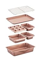Wiltshire Rose Gold Smart Stack 7 Piece Bakeware Set