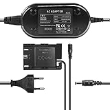 Ausgangstrom: 2000mA kj-vertrieb Netzteil mit Akkuadapter für Canon ACK-E6, DR-E6-8,1V 3A - Inklusive Akkuadapter LP-E6 für Canon EOS 5D Mark II III IV, 5DS, 5DSR, 6D, 60D, 7D II, 70D, 80D