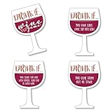Drink If Game - But First, Wine - Wine Tasting Party Game - 24 Count