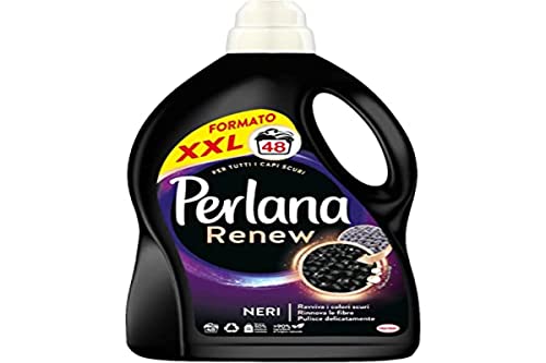 Perlana Renew vloeibaar wasmiddel zwart voor alle gekleurde was - 1 x 48 wasbeurten