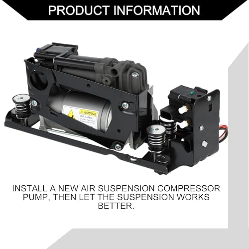 Hihaha Keine. 37206875176 Luftfederkompressor mit Halterung und Ventil für BMW 530i 540i Base 2017 / Niedriger Luftfahrtpumpe/Stabil / 1 Stück