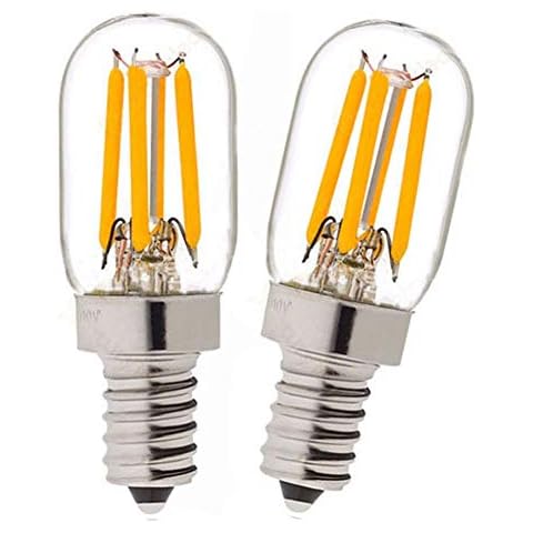 LED E14 Cooker Hood Bl, 3W Warm White 2700K Equivalent 30W Halogen SES Small Edison Screw LED Pygmy Refrigerator Light Bulb 220V Appliance for Cooker Hood Freezer Microwave Oven (Non-dimmable, 2-Pack) Cover