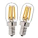 Price comparison product image E14 3W LED Fridge Bulb Cool White 6000K 30W Halogen Replacement SES Small Edison Screw Pygmy Refrigerator Bulb 220V Energy Saving Cooker Hood Light Bulb Appliance for Freezer Microwave Oven (2-Pack)
