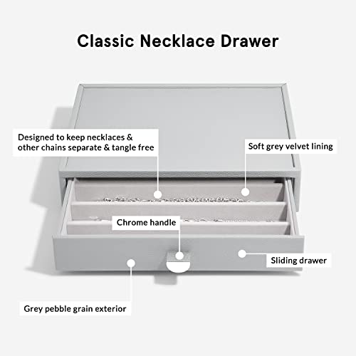 Plus de cosmétiques renversés avec le Stackers Pebble Grey Maquillage Ensemble de 3 lavable - 5