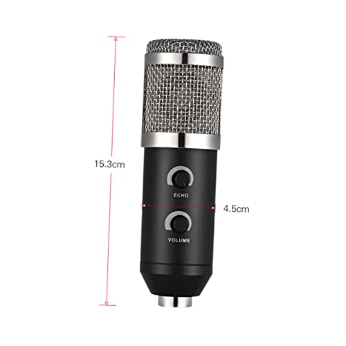 Microphone condensateur Mikinona noir complet avec support de studio - 2
