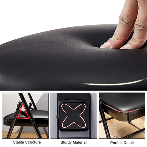 Chaise portable empilable en métal blanc pour optimiser vos petits espaces