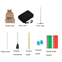 Piano à Pouce Thumb Boîte de Sandal Piano 17 Clés Toile Piano Instrument de Musique Portable Thumb Piano for Enfants et… - Les Beatles, Paul McCartney, John Lennon, RIngo Starr, George Harrison Piano à Pouce Thumb Boîte de Sandal Piano 17 Clés Toile Piano Instrument de Musique Portable Thumb Piano for Enfants et… – Image 3