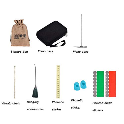 Piano à Pouce Thumb Boîte de Sandal Piano 17 Clés Toile Piano Instrument de Musique Portable Thumb Piano for Enfants et… - Les Beatles, Paul McCartney, John Lennon, RIngo Starr, George Harrison Piano à Pouce Thumb Boîte de Sandal Piano 17 Clés Toile Piano Instrument de Musique Portable Thumb Piano for Enfants et… – Image 4