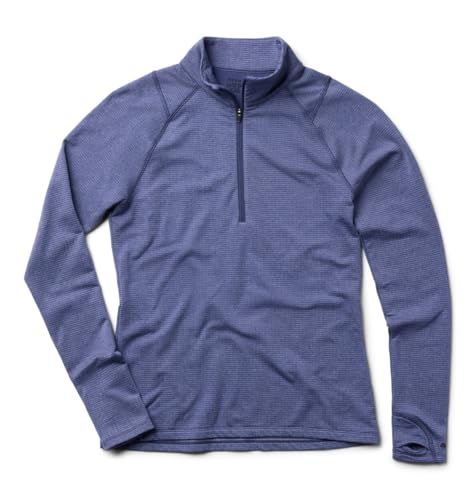 Mountain Hardwear Women's Crater Lake Heavyweight Half Zip, Lapis Dusk, Avid, X-Large