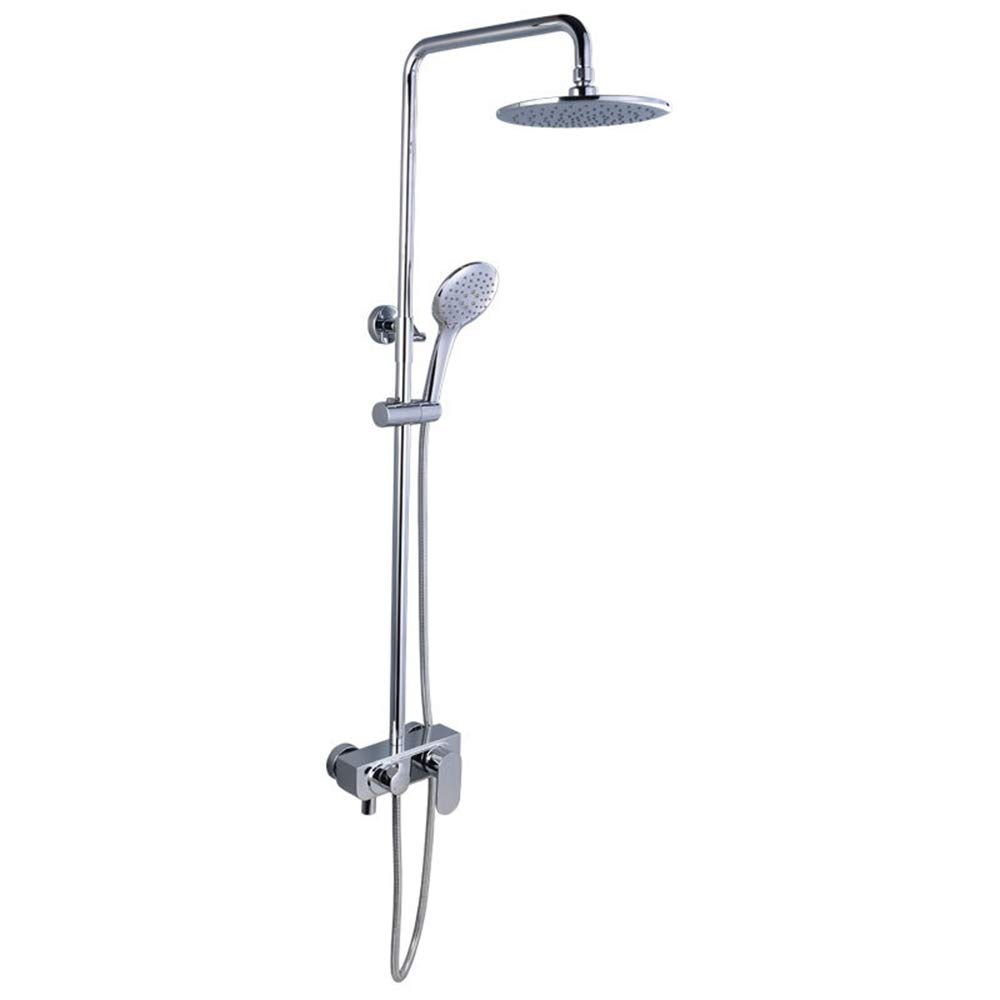 Système de douche multifonction avec pommeau effet pluie et douchette à main