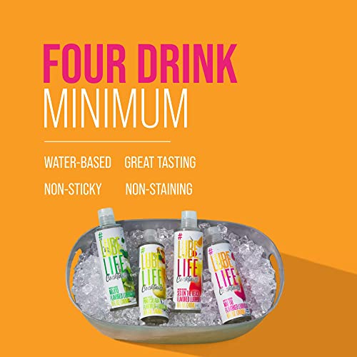 #Lubelife Water-Based Four Drinks Minimum Flavored Lubricants, Personal Lube For Men, Women And Couples, Made Without Added Sugar, 8 Fl Oz #TOP3