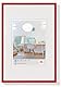 walther design Bilderrahmen rot 21 x 29,7 cm (DIN A4) New Lifestyle Kunststoffrahmen KV130R