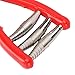 Zoeyilan Stringing Clamp 3 Spring Sports Starting Clamp, Manual Starting Clamp, Stringing Sub, Holding The Racquet Line for Threading Work, for Tennis Badminton Racket (Red)