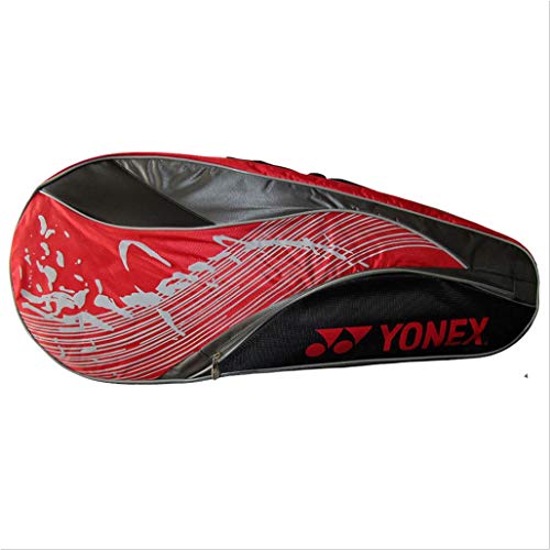 Sac de badminton Yonex thermobag de sport rouge rigide résistant pour adulte homme et femme
