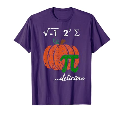 I Ate Some Pumpkin Pi Pie Math Teacher Halloween T-Shirt for Men Women Kids