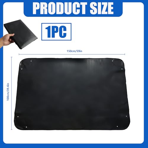 wasserdichte Haustier-Laufgittermatte 150x100 cm, für Meerschweinchen Käfig, Faltbare Pflanzmatte, Wiederverwendbar, Staub- und Wasserabweisend, Ideal für Haustiergehege Und Gartenarbeit