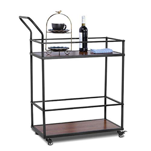 Carrito Servir de Cocina, Carro de Servicio de Acero Inoxidable Estanterías para...