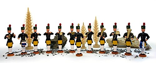 Chapelle de mineur miniature Rudolphs Schatzkiste de 9,5cm avec ses 12 figurines de Noël