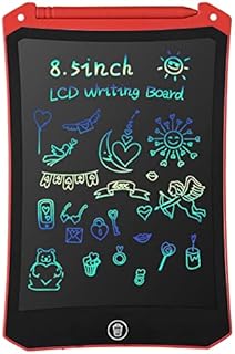 LCD Writing Tablet, Electronic Digital Writing &Colorful Screen Doodle Board, cimetech 8.5-Inch Handwriting Paper Drawing Tablet Gift for Kids and Adults at Home,School and Office (Red)