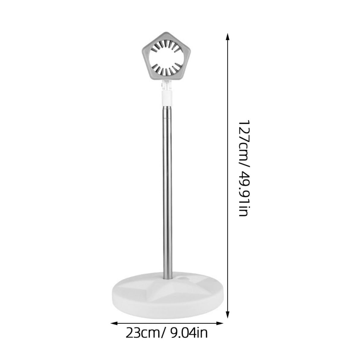 Freihändiger Trocknerhalter aus Edelstahl, Höhenverstellbar 50-106cm