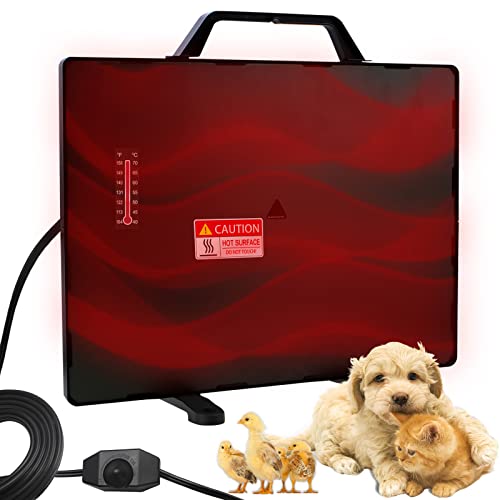 MQ Chicken Coop Heater, 140W Heat Plate for Chicks, Cats, Dogs, Rabbits