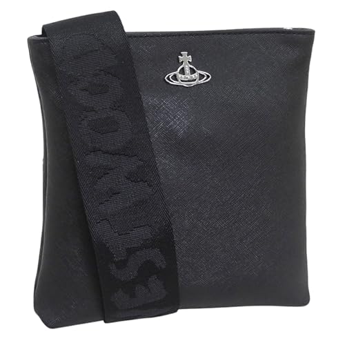 [���B���B�A���E�G�X�g�E�b�h] �o�b�O ���f�B�[�X �V�����_�[�o�b�O �u���b�N SQUIRE SQUARE CROSSBODY WITH WEBBING STRAP 51160006L001NN403 VIVIENNE WESTWOOD [���s�A���i]