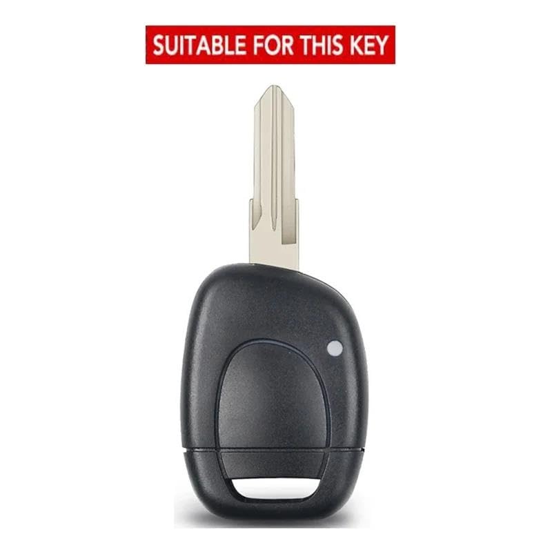 Coque clé voiture Renault étui cuir Twingo Clio Kangoo Master - 3