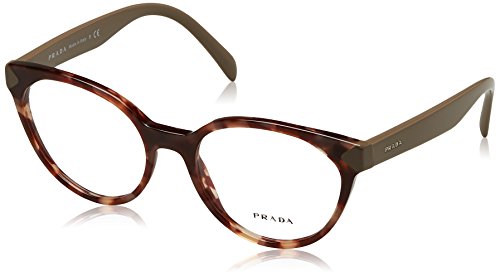 Prada PR01TV Eyeglass Frames UE01O1-53 - Spotted Brown Pink PR01TV-UE01O1-53