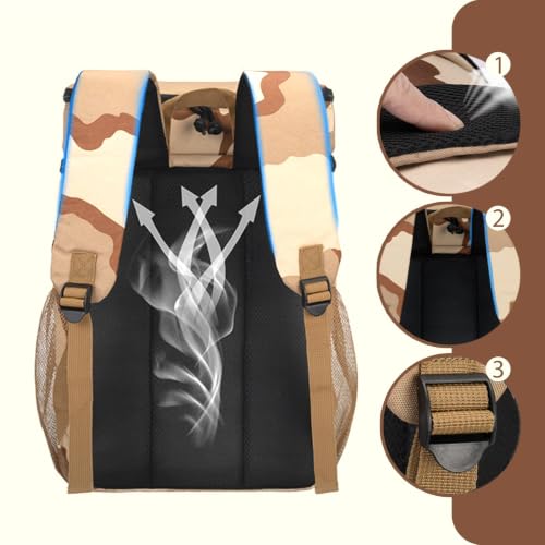 Image of Backpack Cooler Insulated Leakproof, Soft Cooler for Outdoor Camping Hiking