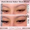 Dark Brown Lash Clusters 80D Fluffy Wispy Volume Cluster Eyelash Extensions D Curl 1018mm Individual Cluster Lashes 240PCS Brown Eyelash Clusters DIY Lash Extension for Natural Glam Look by Yawamica