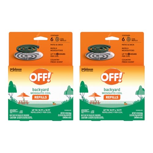 OFF! Mosquito Coil Refills 6 Count (Pack of 2)