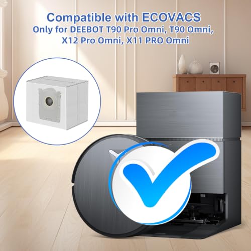 Image of 20 Pack Dust Bags for Ecovacs Deebot T90 Pro Omni, T90 Omni