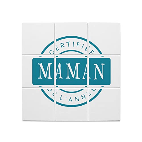 Carreaux céramique muraux lot de 9 pour cuisine et pièce à vivre