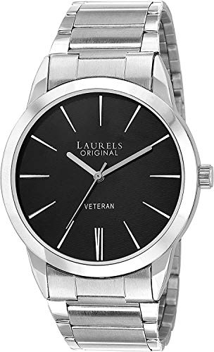 Image of Laurels Polo Black Dial Analog Wrist Watch - For Men