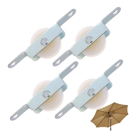 パティオ傘プーリーブラケット、パラソルロープスライドブラケット|修理キット、サンシェードアクセサリースライド式中庭バルコニープール屋外用