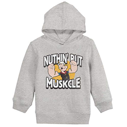 Brisco Brands Nuthin But Muskcle Popeye Sailor Toddler Hoodie Girls
