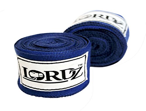 LORDZ Hand Wrap 180cm Semi-Elastic Hand Wraps for MMA & Boxing (Pair) Blue (B07JLYJMCF) Amazon Price History, Amazon Price Tracker