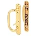 Prime-Line Products C 1287 Sliding Door Handle Set, Brass Plated