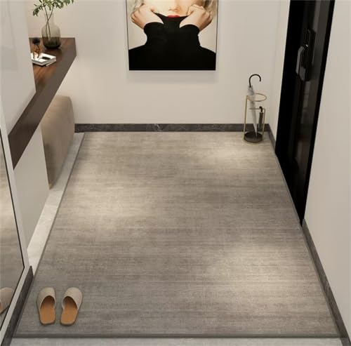 Tapis de chambre garçon gris 180x250cm au style minimaliste pour ado