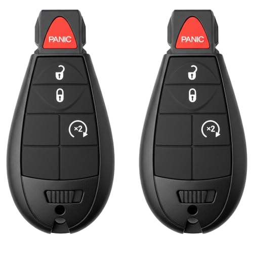 Télécommande GQ4-53T 433 MHz pour Jeep Cherokee 2014-2023 | Clé de voiture 4 boutons