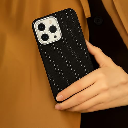 Image of AIBEX Aramid Fiber Mag-Saf Case Compatible for iPhone 16 Pro Max | Slim Protective Back Cover with Built-in Magnets | Wireless Charging Support | Camera Ring Stand | Shockproof with Air Guard Corners