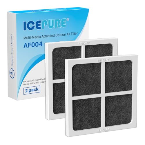 Image of ICEPURE AF004 Replacement for LG LT120F Refrigerator Air Filter, 2PACK | Compatible with Kenmore Elite 469918, 9918, 46-9918, ADQ73214402, ADQ73214403, ADQ73214404, ADQ73334008